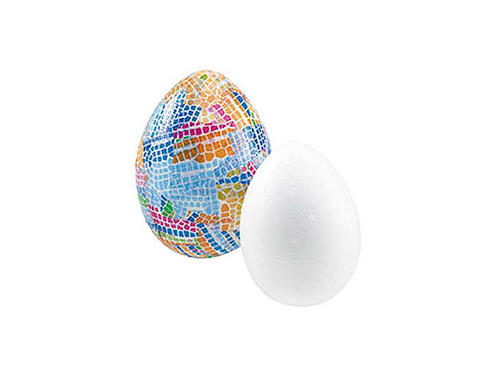 OEUF STYROPOR À DÉCORER DIAMÈTRE 60MM