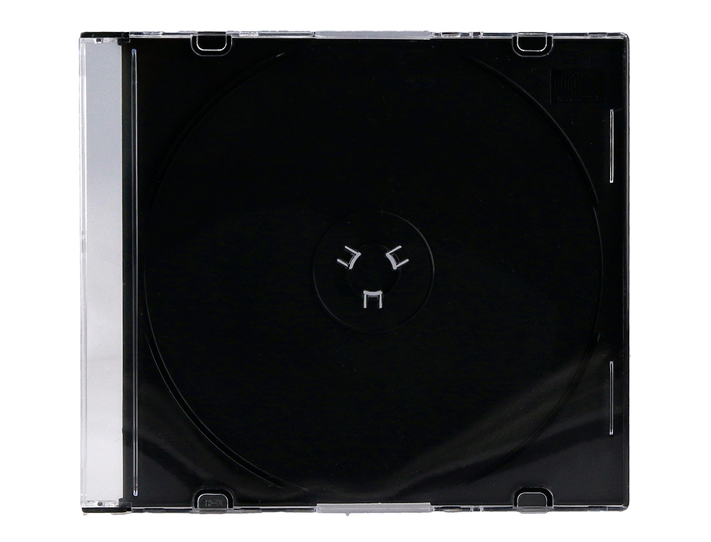 BOTIER CD/DVD Q-CONNECT SLIM COLORIS NOIR BOTE 25 UNITS