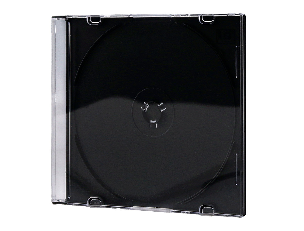 BOTIER CD/DVD Q-CONNECT SLIM COLORIS NOIR BOTE 25 UNITS