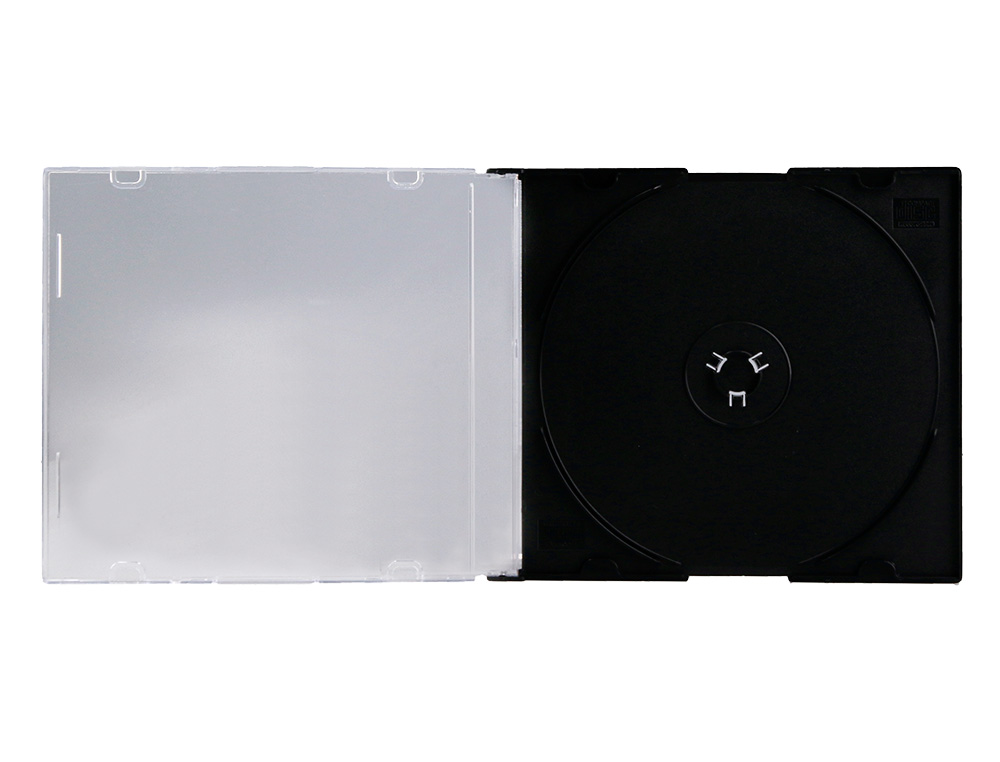 BOTIER CD/DVD Q-CONNECT SLIM COLORIS NOIR BOTE 25 UNITS