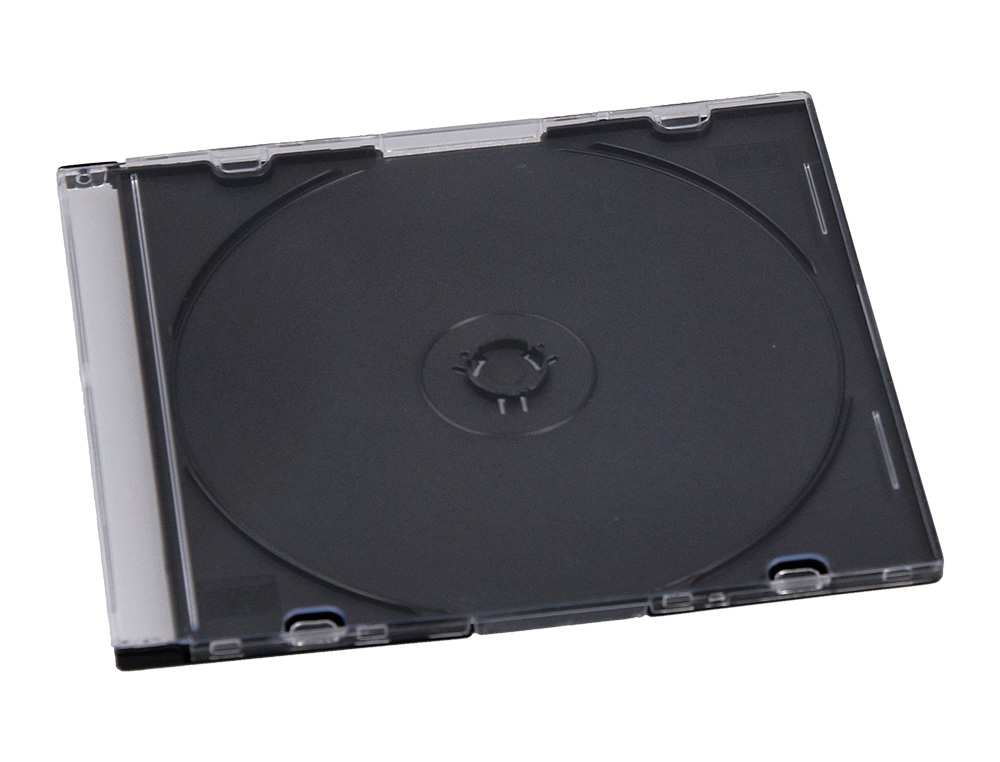 BOTIER CD/DVD Q-CONNECT SLIM COLORIS NOIR BOTE 25 UNITS