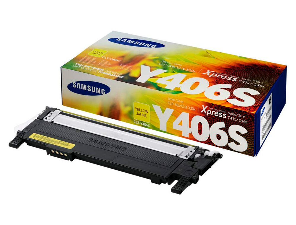 TONER LASER SAMSUNG SU462A MULTIFONCTIONS CLT-Y406S COULEUR JAUNE 1000P