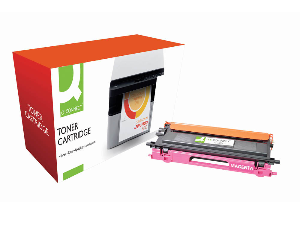 TONER LASER Q-CONNECT COMPATIBLE IMPRIMANTES BROTHER TN135M COULEUR MAGENTA HAUTE CAPACITÉ 4000P
