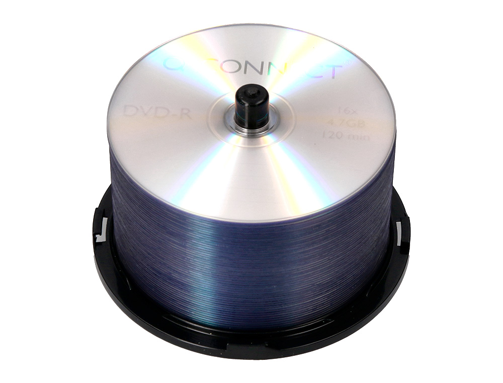 DVD-R Q-CONNECT VITESSE 16X TOUR 50 UNITÉS
