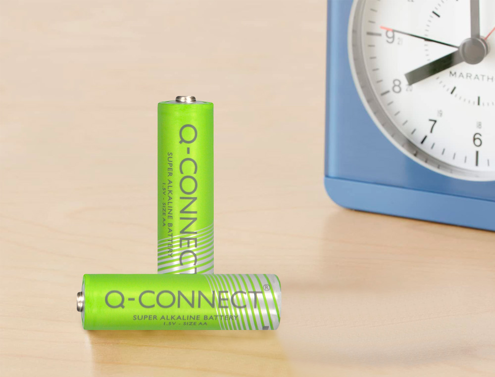 PILE Q-CONNECT ÉCONOMIQUE CAPACITÉ 1.5V I.C.E. LR06 TAILLE AA BLISTER 4 UNITÉS