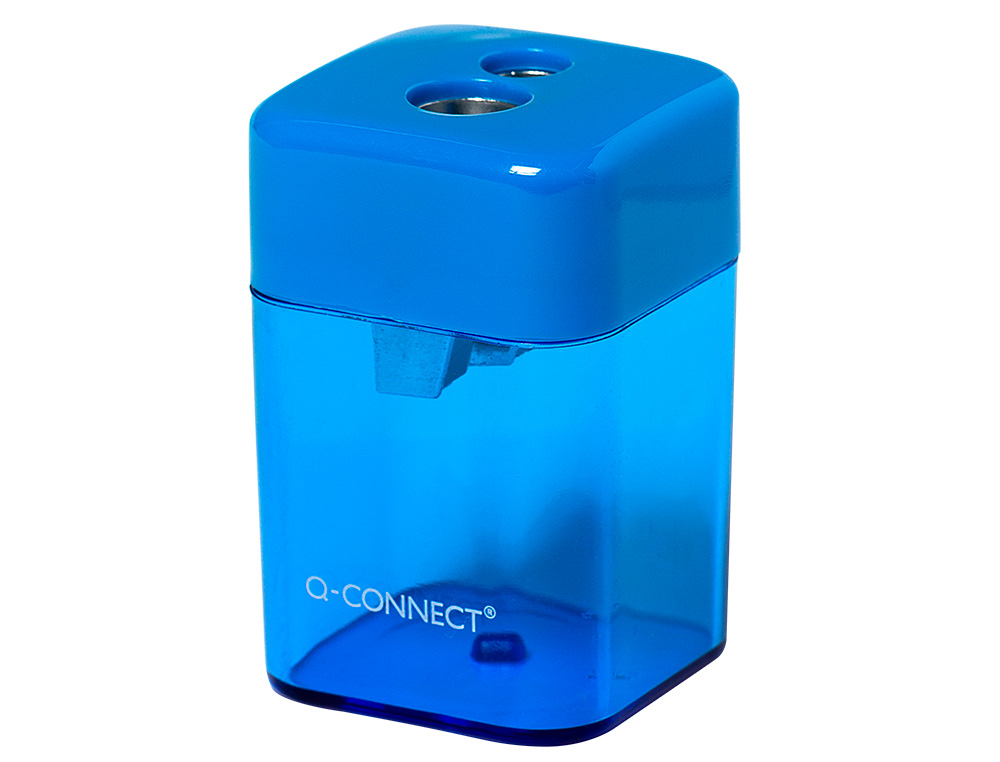 TAILLE-CRAYON Q-CONNECT CONOMIQUE RSERVOIR PLASTIQUE TRANSPARENT 2 USAGES