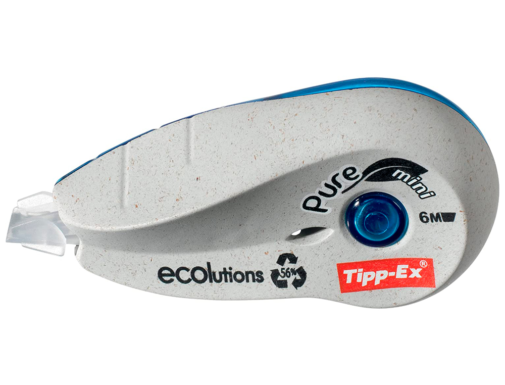 CORRECTEUR TIPP-EX PURE MINI ÉCOLUTIONS RECYCLÉ DÉVIDOIR MINI RUBAN 5MMX6M