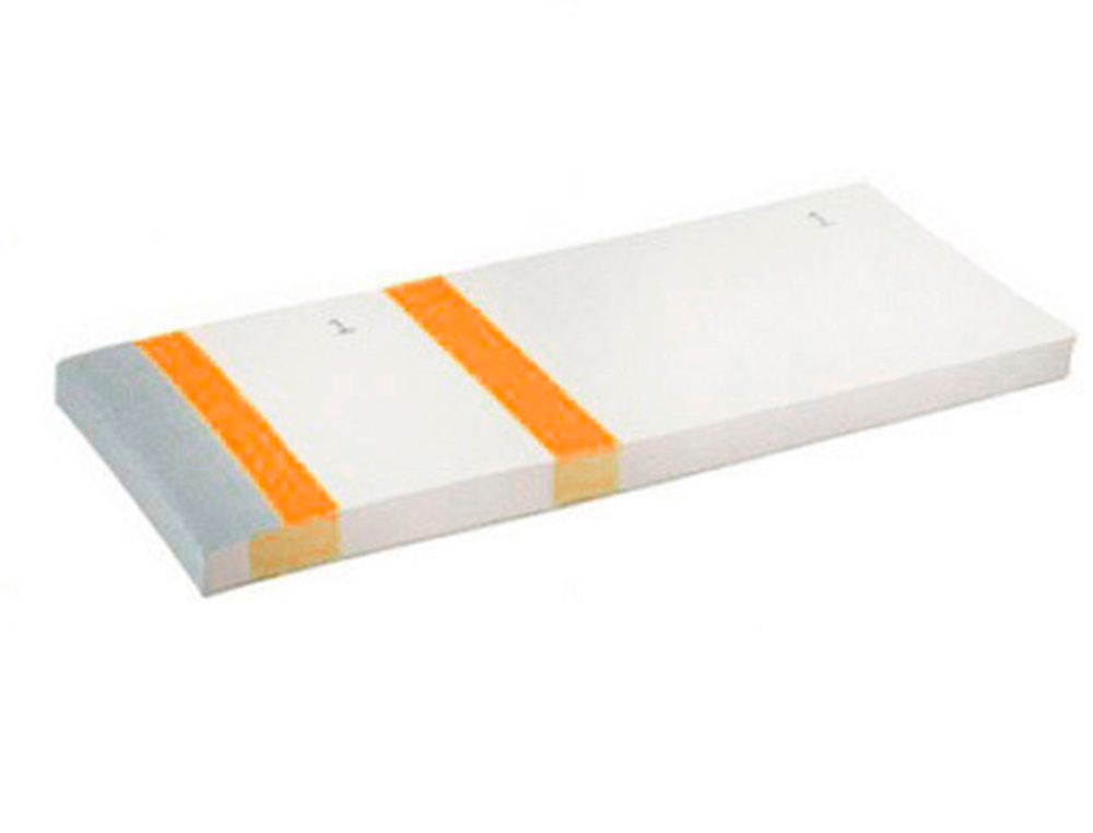 BLOC VENDEUR LIDERPAPEL 2 COUPONS DÉTACHABLES 100 FEUILLES 60X135MM PAPIER BLANC BANDE COULEUR COLORIS ORANGE