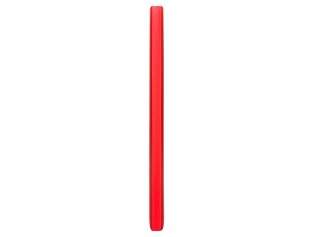 PROTÈGE-DOCUMENTS LIDERPAPEL POLYPROPYLÈNE COUVERTURE FLEXIBLE 30 POCHETTES FIXES A4 210X297MM ROUGE TRANSLUCIDE