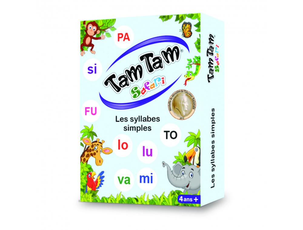 JEU INTERDACTA TAM TAM SYLLABES 42 CARTES + 1 REGLE DU JEU