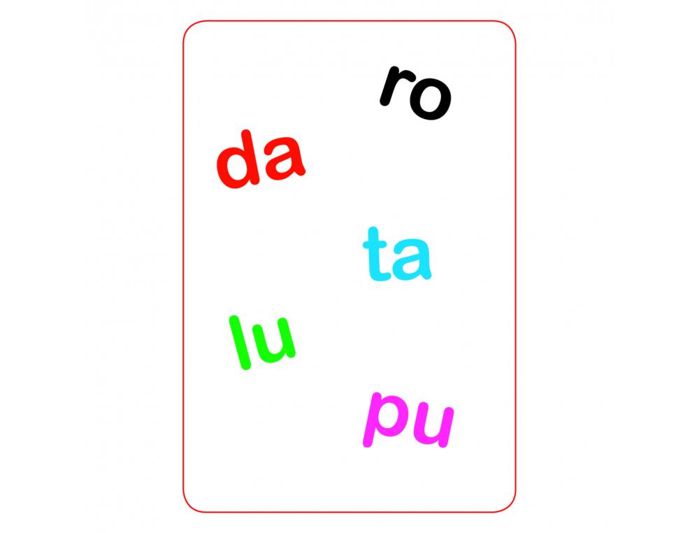 JEU INTERDACTA TAM TAM SYLLABES 42 CARTES + 1 REGLE DU JEU