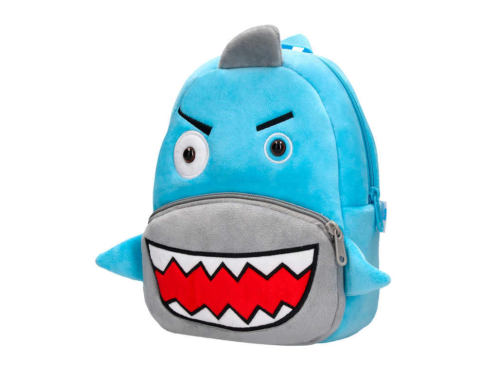 SAC A DOS LIDERPAPEL BABY FINITION PELUCHE REQUIN       260X100X240MM