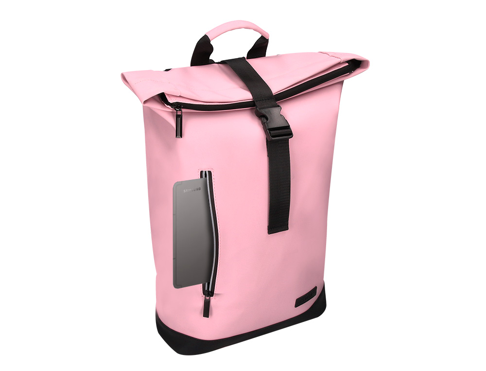 SAC A DOS ANTARTIK ROLL UP WATERPROOF 480X130X280MM COLORIS ROSE