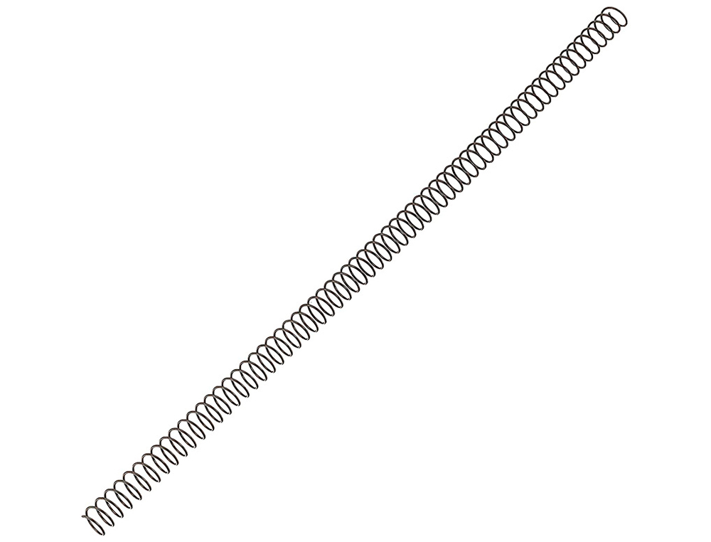 SPIRALE Q-CONNECT MÉTALLIQUE RELIEUR PAS 5:1 80F CALIBRE 1MM DIAMÈTRE 12MM COLORIS NOIR BOÎTE 200 UNITÉS