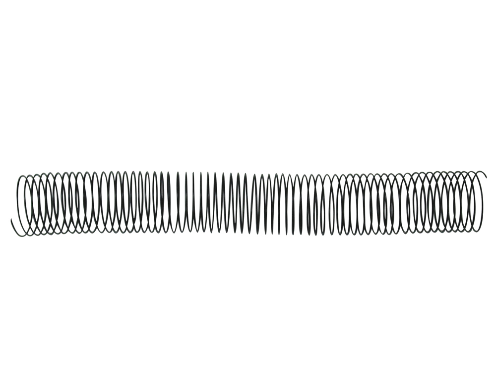 SPIRALE Q-CONNECT MTALLIQUE RELIEUR PAS 5:1 220F CALIBRE 1.2MM DIAMTRE 26MM COLORIS NOIR BOTE 50 UNITS