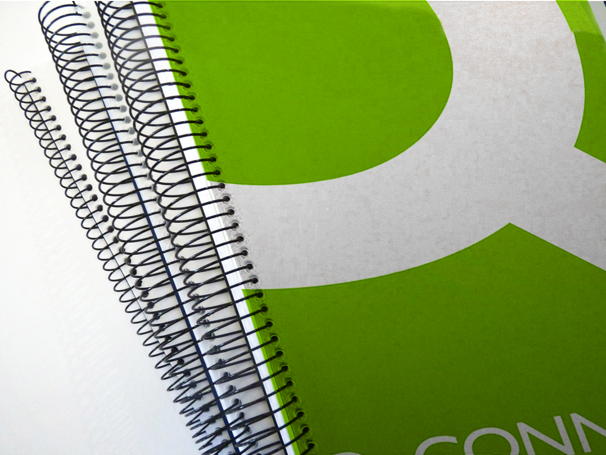SPIRALE Q-CONNECT MTALLIQUE RELIEUR PAS 5:1 220F CALIBRE 1.2MM DIAMTRE 26MM COLORIS NOIR BOTE 50 UNITS