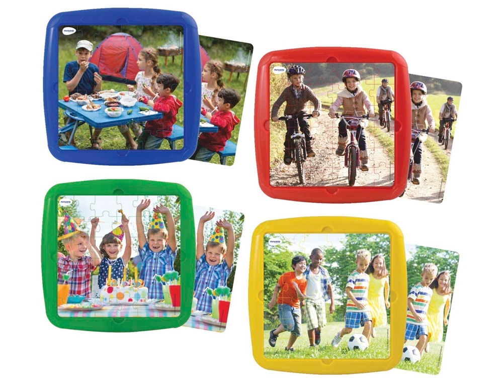 PUZZLE MINILAND LOISIR ENTRE AMIS SET DE 4 UNITÉS 36 PIÈCES