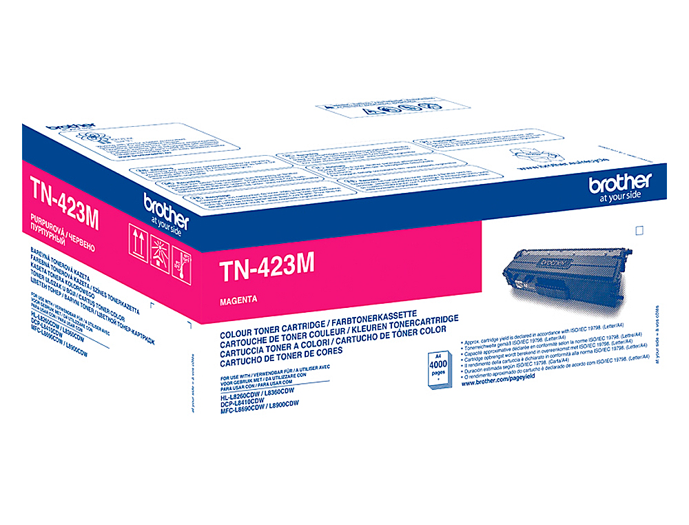 TONER LASER BROTHER TN423 POUR DCP-L 8410 CDN MFC-L 8900 CDW/8690 CDW HL-L 8360 CDW/8260 CDW DCP-L 8410 CDW