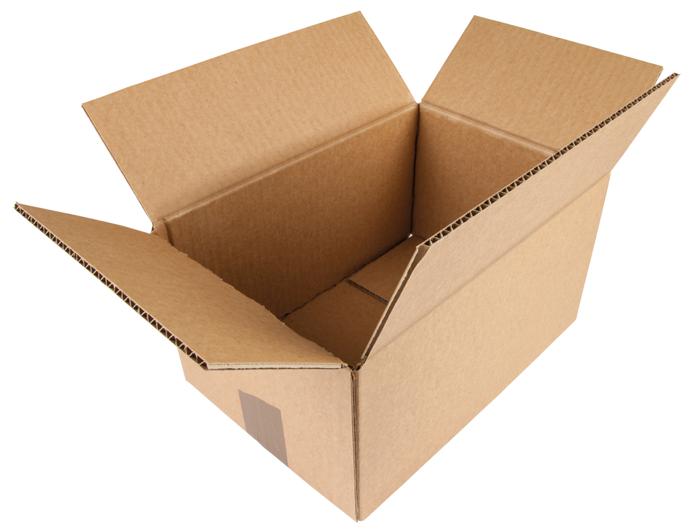 CAISSE AMERICAINE Q-CONNECT CARTON RECYCLE CANNELURE 5MM  600X400X290MM