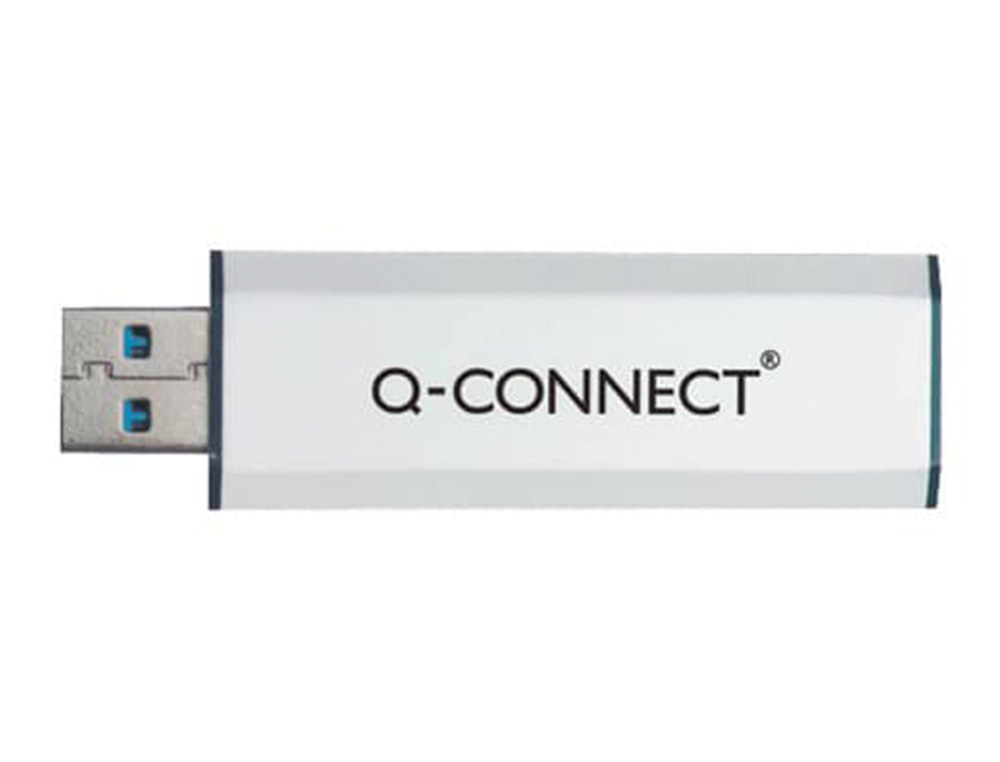 CLÉ USB Q-CONNECT 3.0 16GB LECTURE175MB/S ÉCRITURE 60MB/S    RÉTRACTABLE INTERFACE SUPERSPEED 3.0 COMPATIBLE USB 2.0