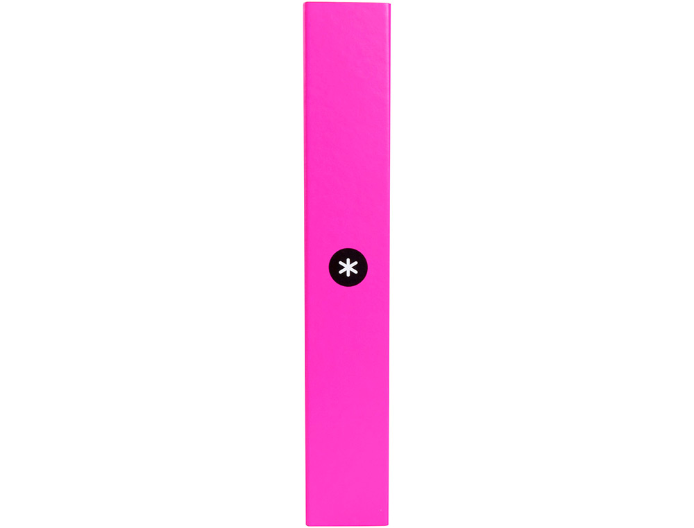 CLASSEUR ANTARTIK 4 ANNEAUX END 40MM A4+ CARTON REMBORDÉ COLORIS ROSE