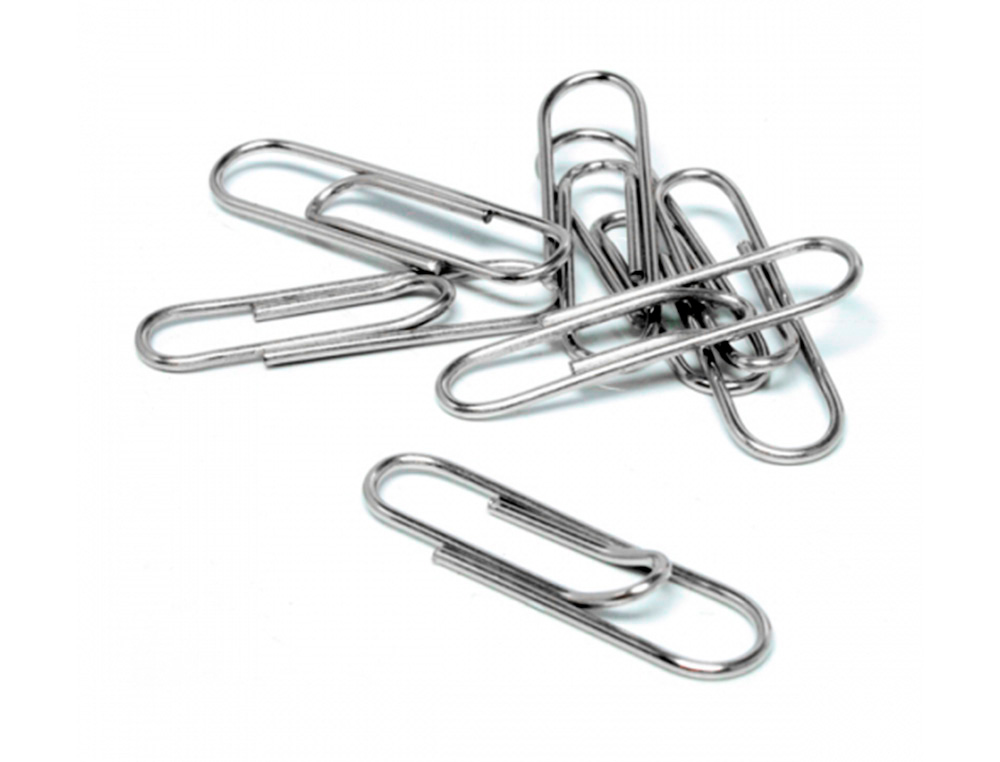 TROMBONE LIDERPAPEL ZINC BOUT ROND 33MM BOTE 100 UNITS