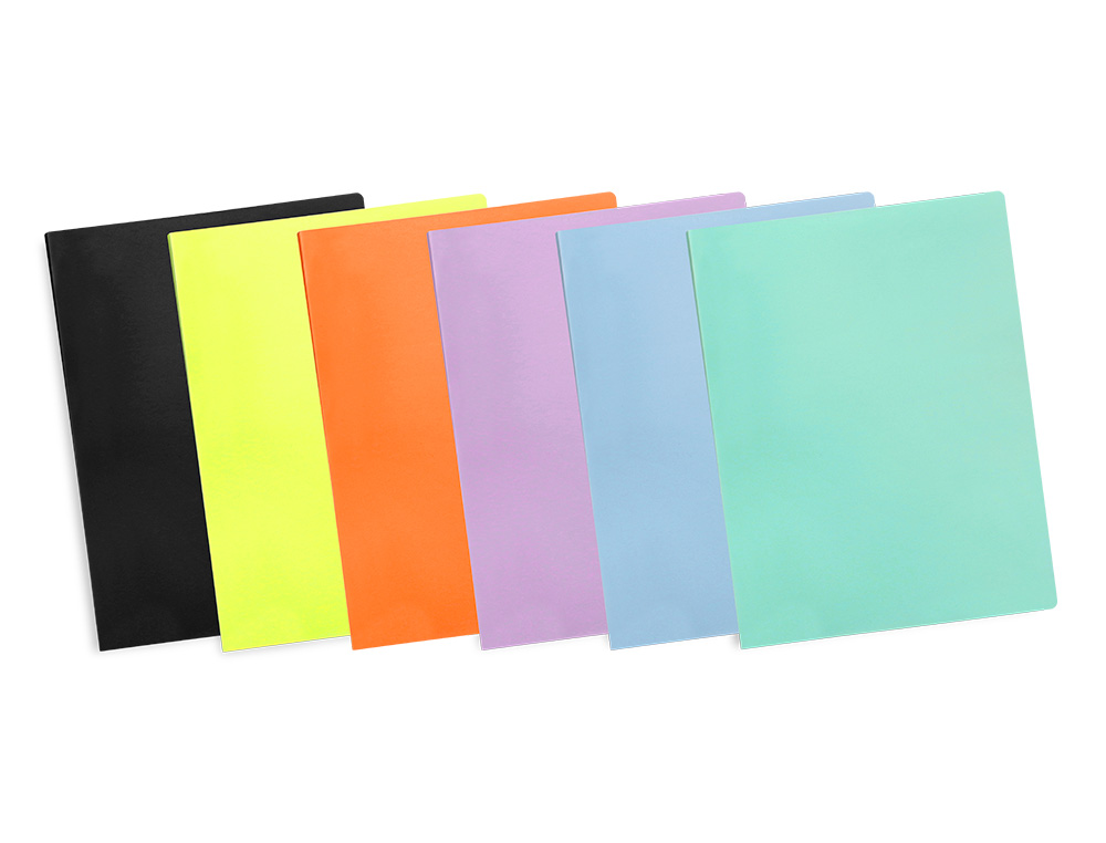 PROTEGE-DOCUMENTS LIDERPAPEL POLYPROPYLENE COUVERTURE      FLEXIBLE 10 POCHETTES FIXES   A4 210X297MM BLEU CIEL OPAQUE