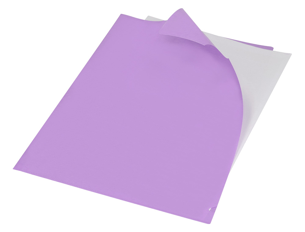 POCHETTE COIN LIDERPAPEL POLYPROPYLENE 180 MICRONS A4 210X297MM CAPACITE 20F COLORIS LAVANDE OPAQUE