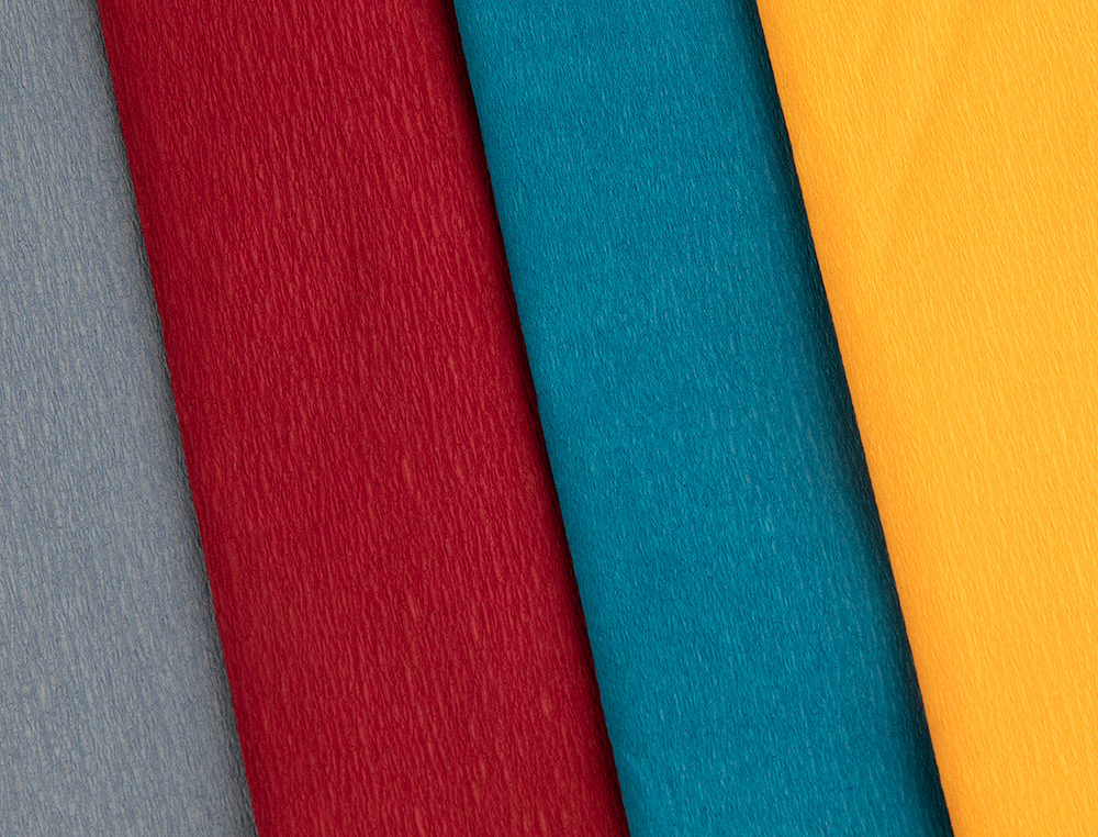 PAPIER CRÉPON LIDERPAPEL 34G/M2 50CMX2.5M UNICOLORE ROSE