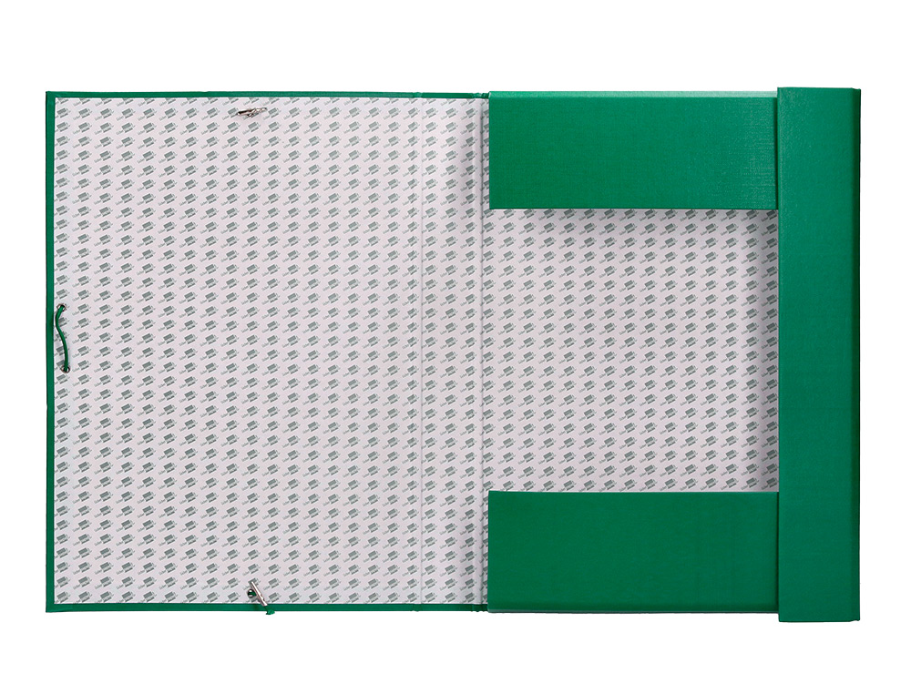 BOTE CLASSEMENT CARTON LIDERPAPEL 1,9MM PROJETS PAPER COAT 250X350MM DOCUMENTS A4+ DOS 70MM COLORIS VERT