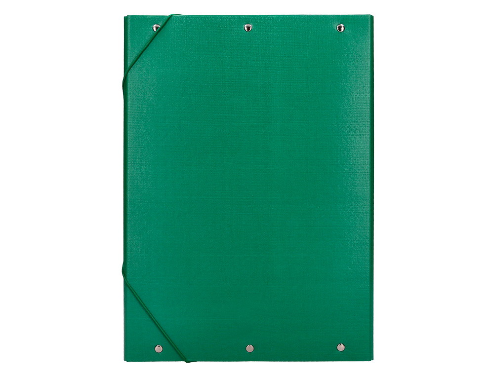 BOTE CLASSEMENT CARTON LIDERPAPEL 1,9MM PROJETS PAPER COAT 250X350MM DOCUMENTS A4+ DOS 70MM COLORIS VERT