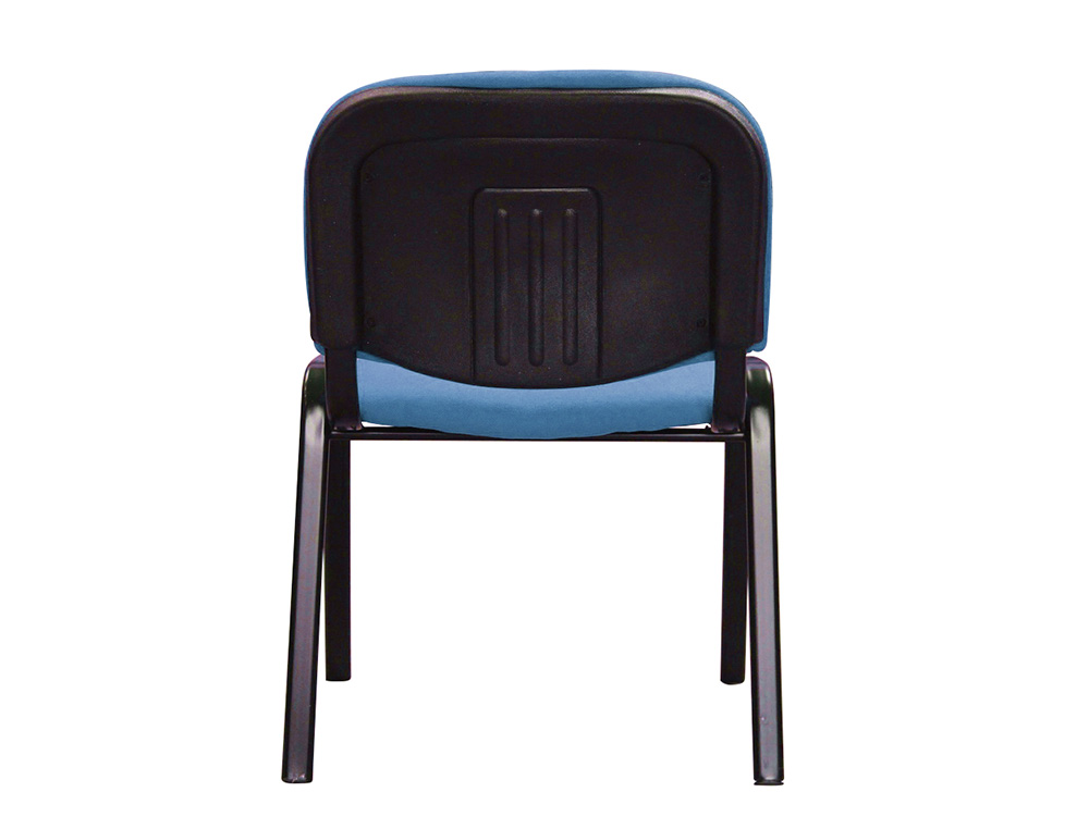 CHAISE Q-CONNECT CONNECT EMPILABLE 4 PIEDS POIDS MAXIMUM SUPPORTÉ 100KG 91X49X44CM COLORIS BLEU 5.3KG