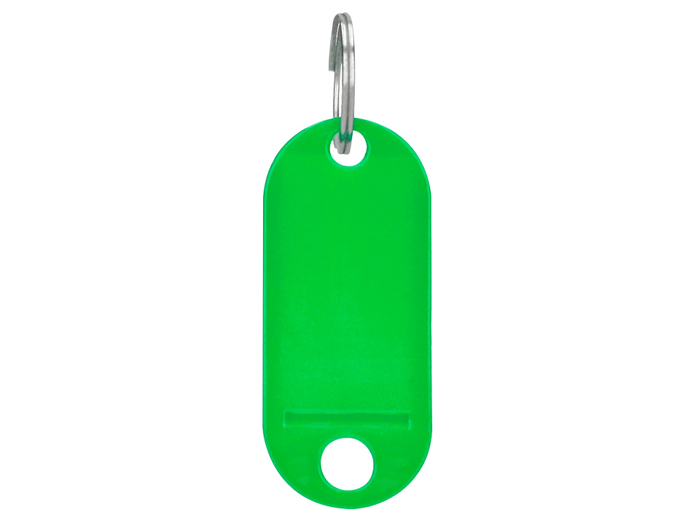 PORTE-CLS Q-CONNECT PORTE-TIQUETTE PLASTIQUE 50X22MM COLORIS VERT PRSENTOIR 100 UNITS