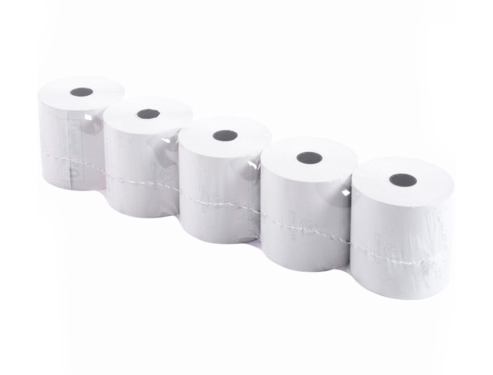 BOBINE THERMIQUE Q-CONNECT 80MM LARGEUR X 80MM DIAMETRE 55GR SANS BISPHENOL A