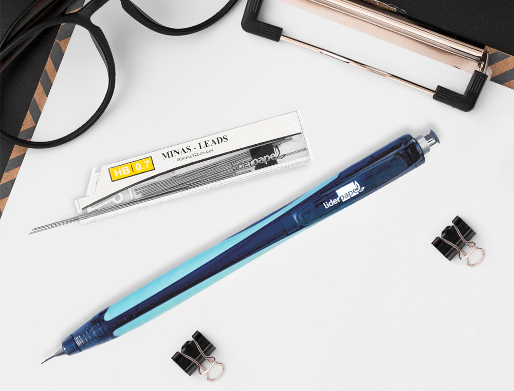 MINE LIDERPAPEL 0.7MM HB GRAPHITE TRS RSISTANTE TOUS PORTEMINES TUI 12 UNITS