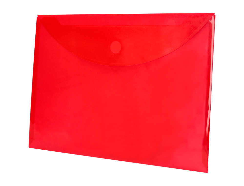 POCHETTE ENVELOPPE LIDERPAPEL POLYPROPYLNE 180 MICRONS A4 297X210MM FERMETURE VELCRO COLORIS ASSORTIS PACK 12 UNITS