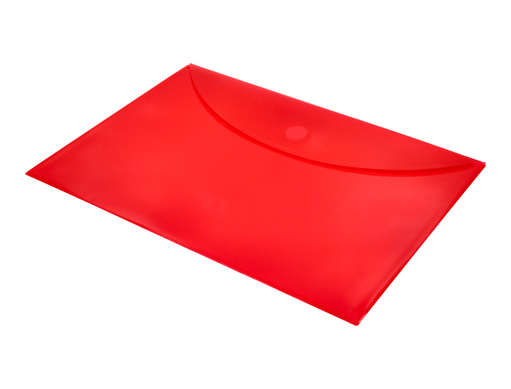 POCHETTE ENVELOPPE LIDERPAPEL POLYPROPYLNE 180 MICRONS A4 297X210MM FERMETURE VELCRO COLORIS ASSORTIS PACK 12 UNITS