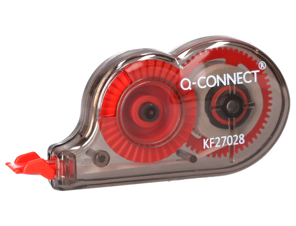 CORRECTEUR Q-CONNECT DÉVIDOIR MINI RUBAN 4.2MMX5M APPLICATION FRONTALE RÉÉCRITURE IMMÉDIATE COLORIS ASSORTIS BOÎTE 28U