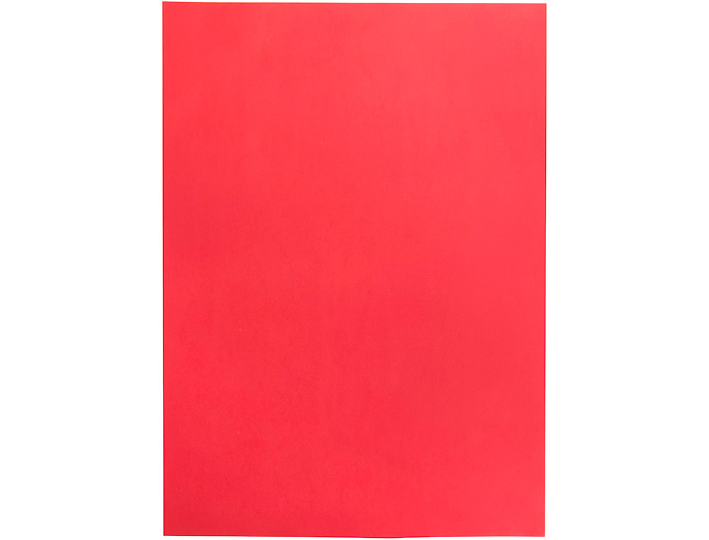 PLAQUE MOUSSE LIDERPAPEL 50X70CM 60G/M2 PAISSEUR 1.5MM UNICOLORE ROUGE