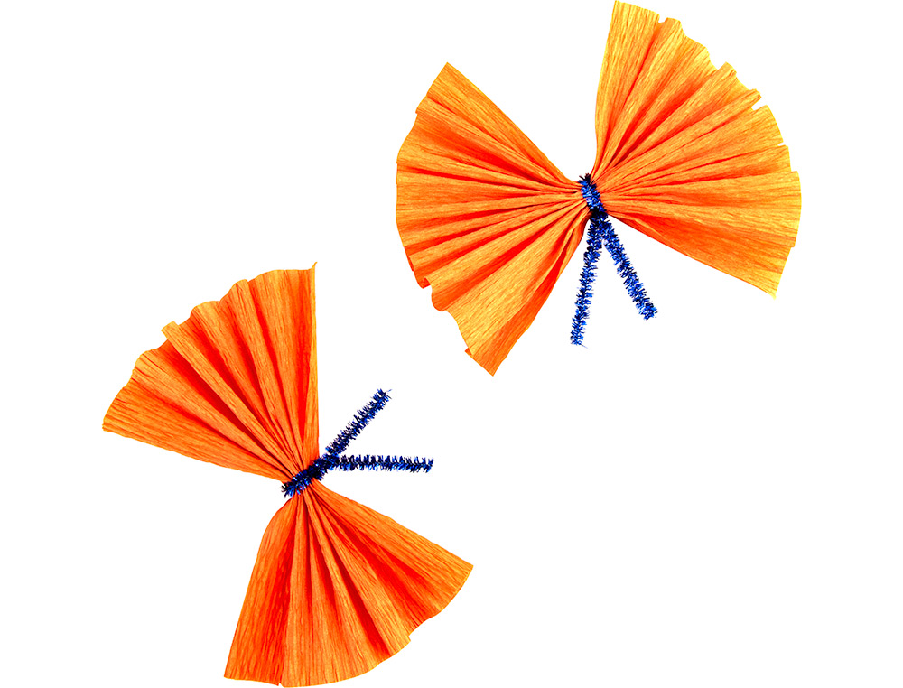 PAPIER CREPON LIDERPAPEL ROULEAU 50CMX2,5M 85GR COLORIS BLEU CIEL