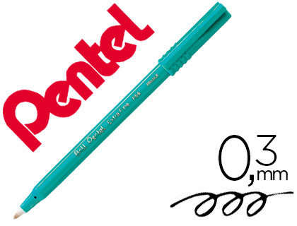 FEUTRE ROLLER BALL PENTEL R56 BILLE POINTE PLASTIQUE CRITURE FINE 0.3MM COLORIS NOIR