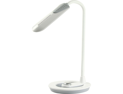 LAMPE BUREAU Q-CONNECT PROFESSIONELLE ABS 16 LEDS 6W INTERRUPTEUR TACTILE 3 NIVEAUX INTENSITÉ COLORIS BLANC