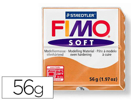 PTE  MODELER FIMO SOFT COLORIS COGNAC PAIN 57G
