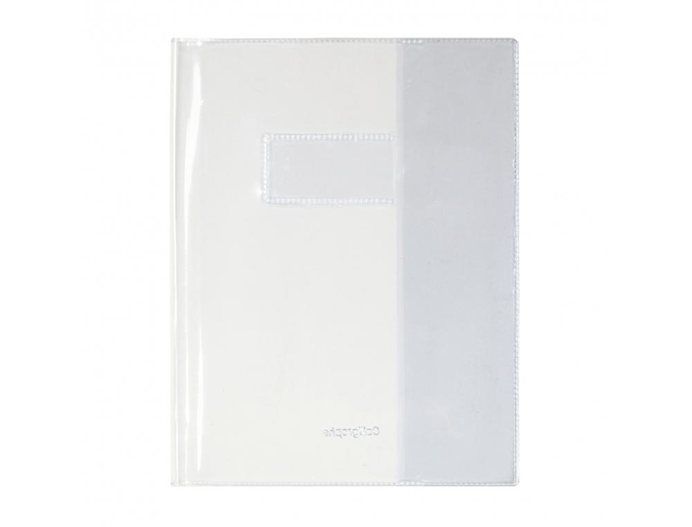 PROTEGE-CAHIER CLAIREFONTAINE 17X22CM PLASTIQUE 22/100E     CRISTAL INCOLORE