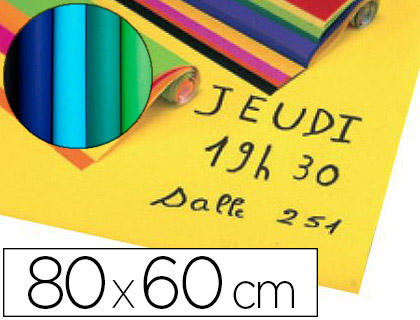 PAPIER AFFICHE MAILDOR 90G 80X60CM COLORIS ASSORTIS STANDARDS ROULEAU 10F