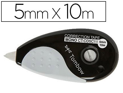 CORRECTEUR TOMBOW MONO GRIP DVIDOIR RUBAN 5MMX10M APPLICATION FRONTALE RCRITURE IMMDIATE
