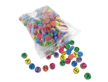 PERLE MOUSSE ALPHABET SACHET 500 UNITÉS