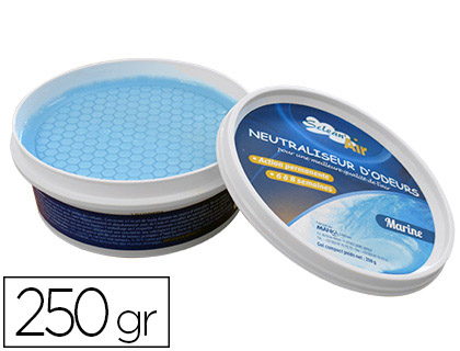 DÉSODORISANT COLDIS SCLEAN'AIR GEL NEUTRALISATEUR MAUVAISE ODEUR ANIMALE VÉGÉTALE INDUSTRIELLE AIR MARINE BOÎTIER 250GR