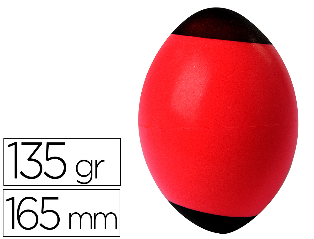 BALLON DE RUGBY PLASTICO ROTOTECH SOFT EN MOUSSE DIAMTRE 165MM 135G